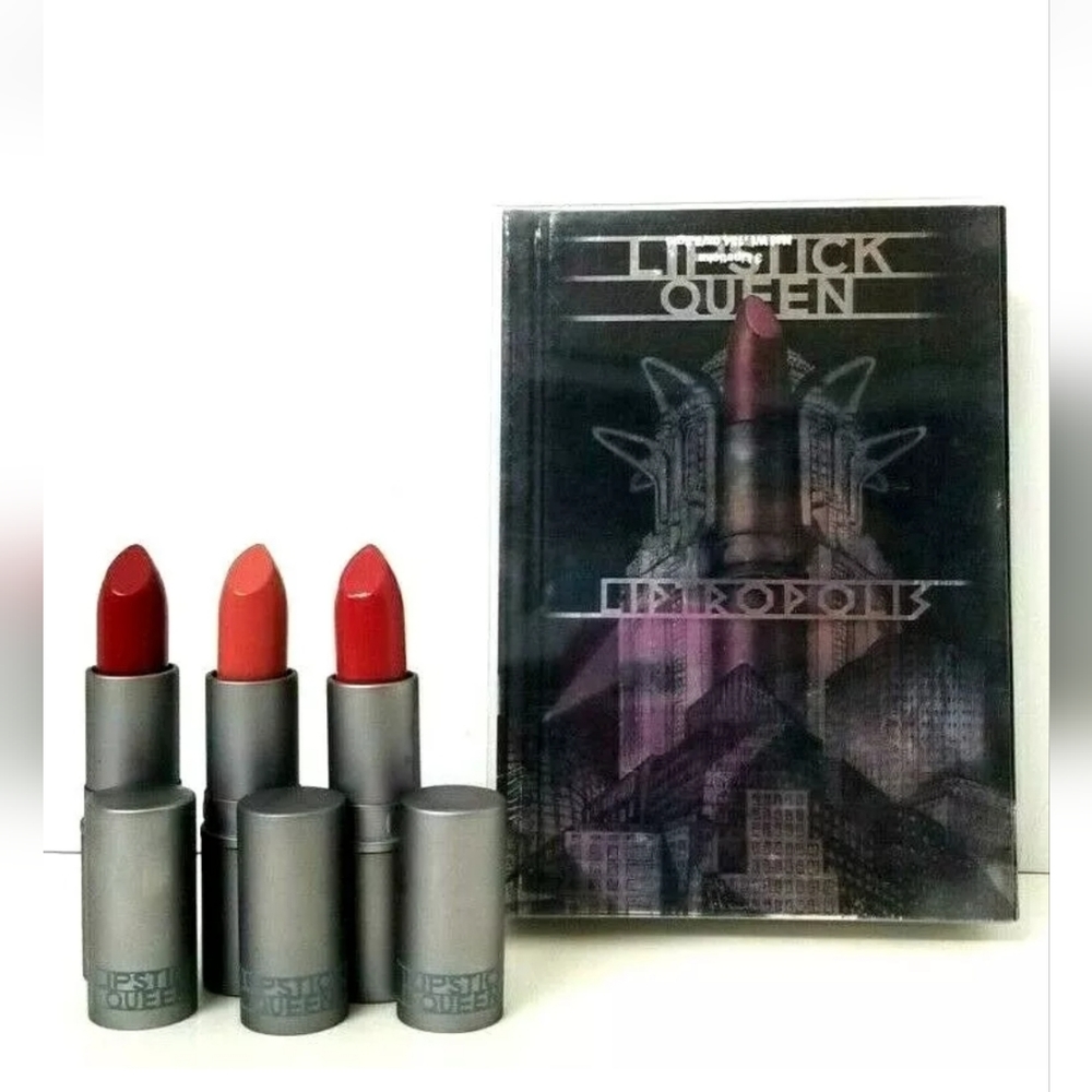 LIPSTICK QUEEN LIPTROPOLIS THE STORY OF LIPSTICK IN THE CITY 3 LIPSTICK SET
